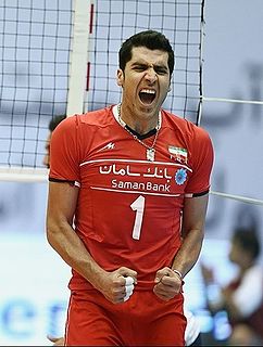 Shahram Mahmoudi Iranian volleyball player