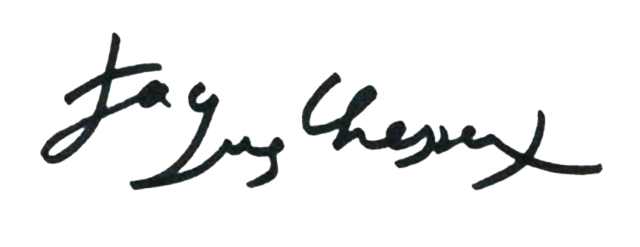 Signature de Jacques Chessex