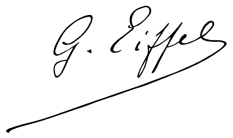 File:Signature de Gustave Eiffel.svg