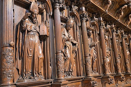 Postos do coro, Catedral de Lima, Perú, de Pedro de Noguera (1619-)