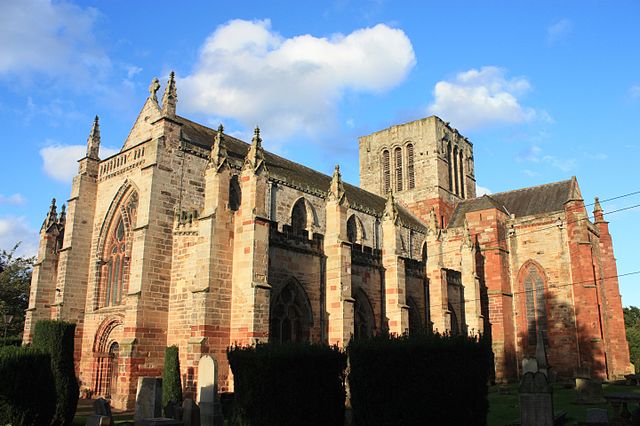 St Marys Collegiate Church, Haddington from the south-west