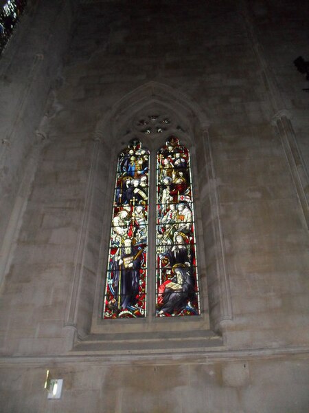 File:Stained glass window on the south wall at Arundel Cathedral (1) - geograph.org.uk - 1640591.jpg