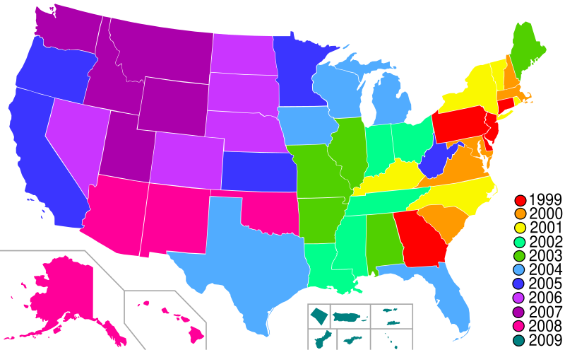 File:Statehood quarters map 2009.svg