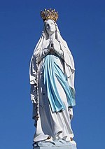 Миниатюра для Файл:Statue de Notre Dame de Lourdes.jpg