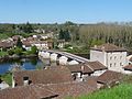 Français : Vue de Sy-Germain-de-Confolens, pont sur la Vienne, Charente, France