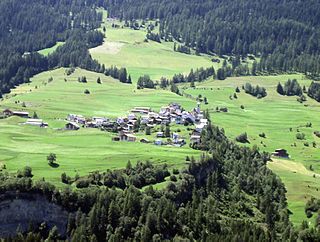 <span class="mw-page-title-main">Stierva</span> Former municipality of Switzerland in Graubünden