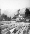 Ansicht vor dem Brand. Foto des Bundesdenkmalamtes (1865)