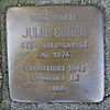 Stolperstein Meppen Markt 14 Julie Cohen