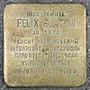 Stolperstein Schlüterstr 49 (Charl) Felix Flatow.jpg