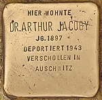 Stolperstein für Dr. Arthur Jacoby (Neuruppin).jpg