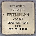 Stumbling block for Leopold Oppenheimer (Heidelberg) .jpg