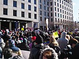 stop the shutdown rally at AFL-CIO 16th street Washington, D.C.