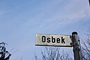 Straßenschild Osbek (Flensburg 2013), Bild 02.JPG