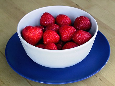Strawberries in a bowl