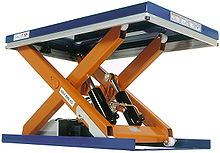 A scissor lift. TL 2000 scissor lift.jpg