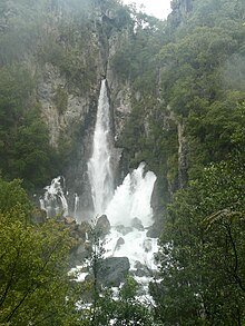 Tarawera Falls on a misty high flow day. Tarawerafalls.jpg