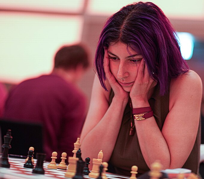 File:Tatev Abrahamyan at Dortmunder Schachtage 2023.jpg