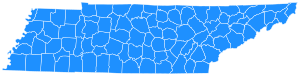 Primarias presidenciales demócratas de Tennessee 2012.svg