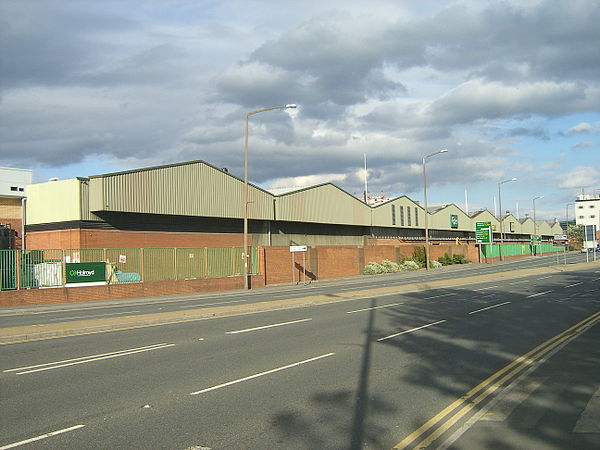 The former Tetley's Brewery in the Crown Point area of Hunslet, Leeds