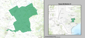 Texas US Congressional District 17 (siden 2013) .tif