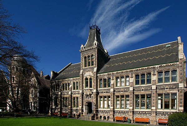 Old University of Canterbury campus, now the Christchurch Arts Centre.