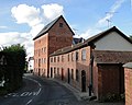 The Mill and Mill Bank Cottages from the west. Mid-C19th.