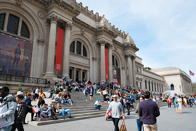 The annual Met Gala, held at the Metropolitan Museum of Art on the Upper East Side of Manhattan and organized by Vogue high-fashion magazine, hosts th