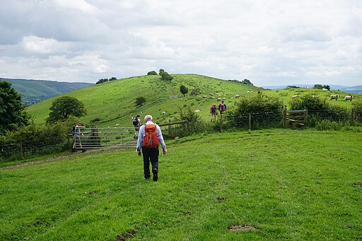 The Shropshire Way on Adstone Hill - geograph.org.uk - 5025251