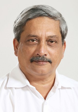 <span class="mw-page-title-main">Manohar Parrikar</span> Indian politician (1955–2019)