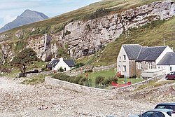 The school and the croft house, Elgol - geograph.org.uk - 933841.jpg