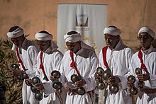 A group performing Gnawa in Zagora, southeastern Morocco The sound of the south - Tinghir Morocco by Brahim FARAJI.jpg