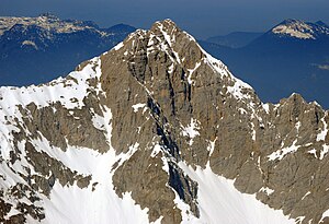 Tiefkarspitze (seen from the Pleisenspitze)