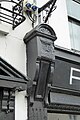 Timber detail on 38 Cross Street in Abergavenny, Monmouthshire.