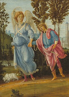 Tobias and the Angel (created by Filippino Lippi; nominated by Crisco 1492 and Hafspajen)