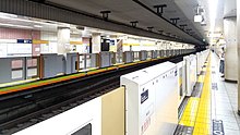 View of the platforms in August 2020