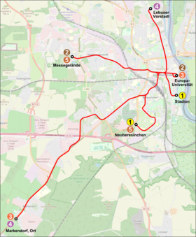 Illustrativt billede af sporvognsdelen Frankfurt-on-Oder