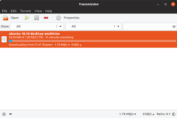 Transmission bittorrent client open ports