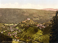 Aerial view of Schwarzburg