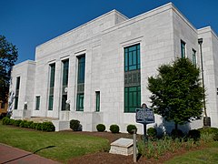 Built in 1939, the old Troup County Courthouse is still in use today as the Juvenile Courthouse. The jail behind it was torn down in 2001 when the Troup County Government Center was built. It was added to the National Register of Historic Places on June 8, 1995.