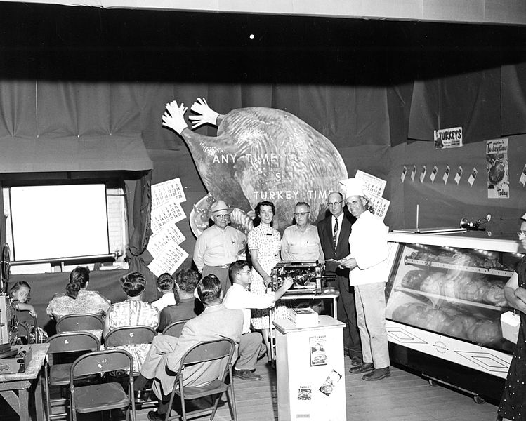 File:Turkey Exhibit State Fair, circa 1956 (5833604777).jpg