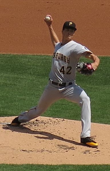 Glasnow with the Pirates in 2017