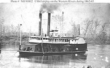 USS Fairplay 1862-1865, Tinclad #17 USS Fairplay on the Western Rivers during 1862-65.jpg