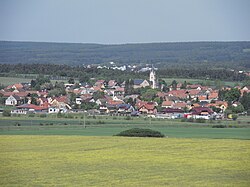 Pohled na obec Úherce
