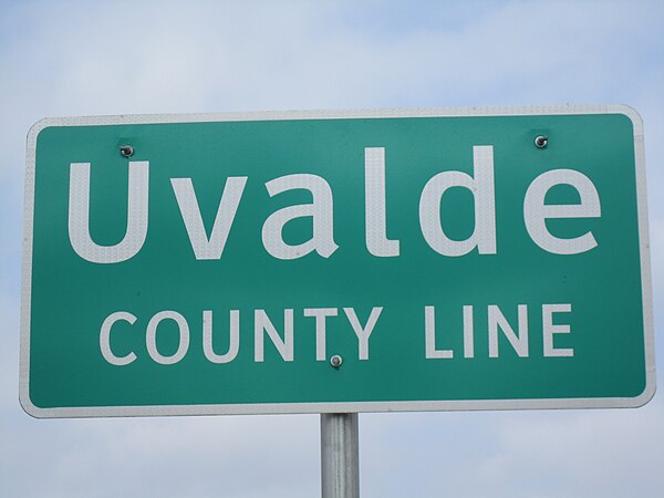 Uvalde County marker