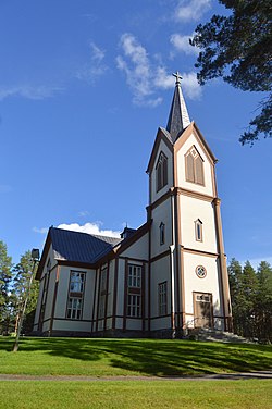 Valtimon luterilainen kirkko.