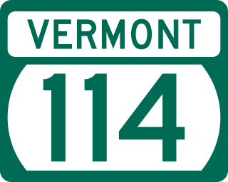 <span class="mw-page-title-main">Vermont Route 114</span> State highway in northeastern Vermont, US