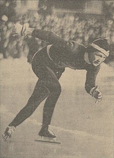 Verné Lesche Finnish speed skater