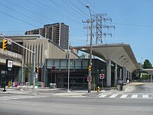 Victoria Park, one of two subway stations located in Oakridge