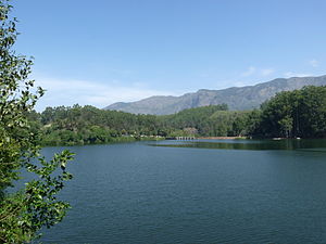 View of Mattupetty Dam reservoir