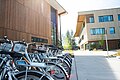 View of Tykeson Hall from Zagster bike rack near Obsidian Hall on Oregon State University - Cascades campus.jpg